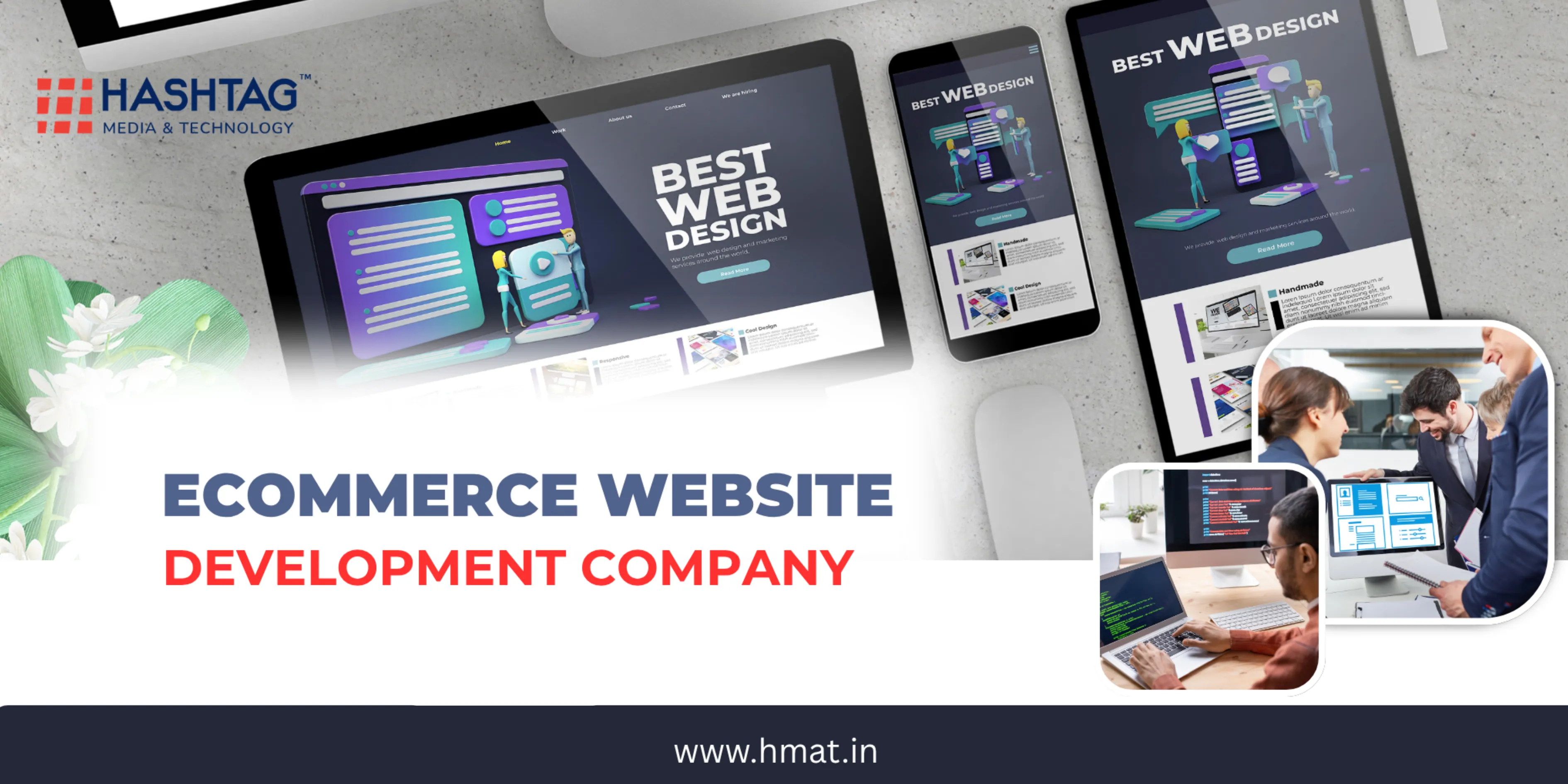Ecommerce website development company Bangalore – Hashtag Media & Technology helping businesses grow their online store